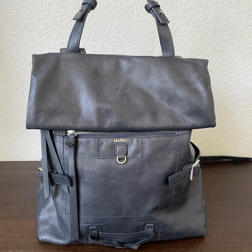 Max&Co Leather Back Pack